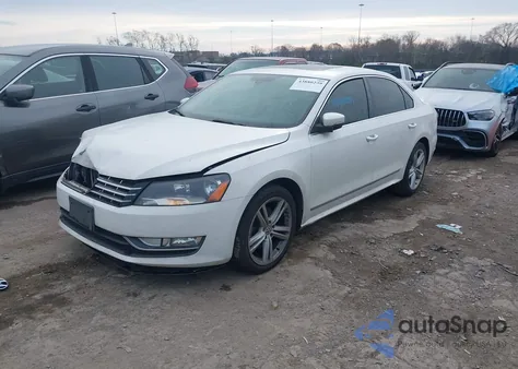 2013 Volkswagen Passat 2.0L Tdi Sel Premium из США, поврежденный, VIN 1VWCN7A30DC134850